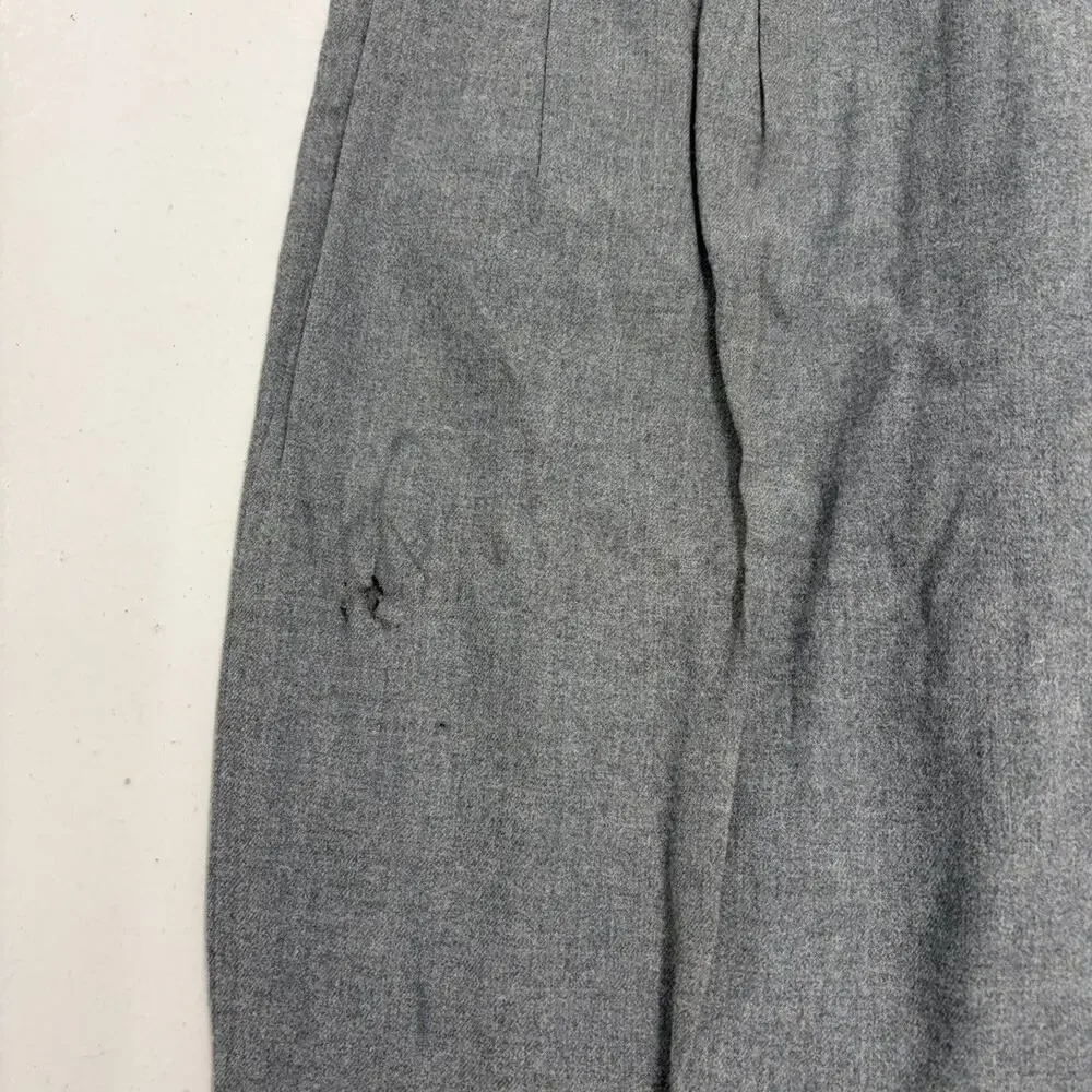 NOS Vintage 50s Sunset Loeb Blue Wool/Rayon Trousers 38x26